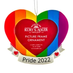 Pride Picture Frame Personalized Christmas Ornament D4210