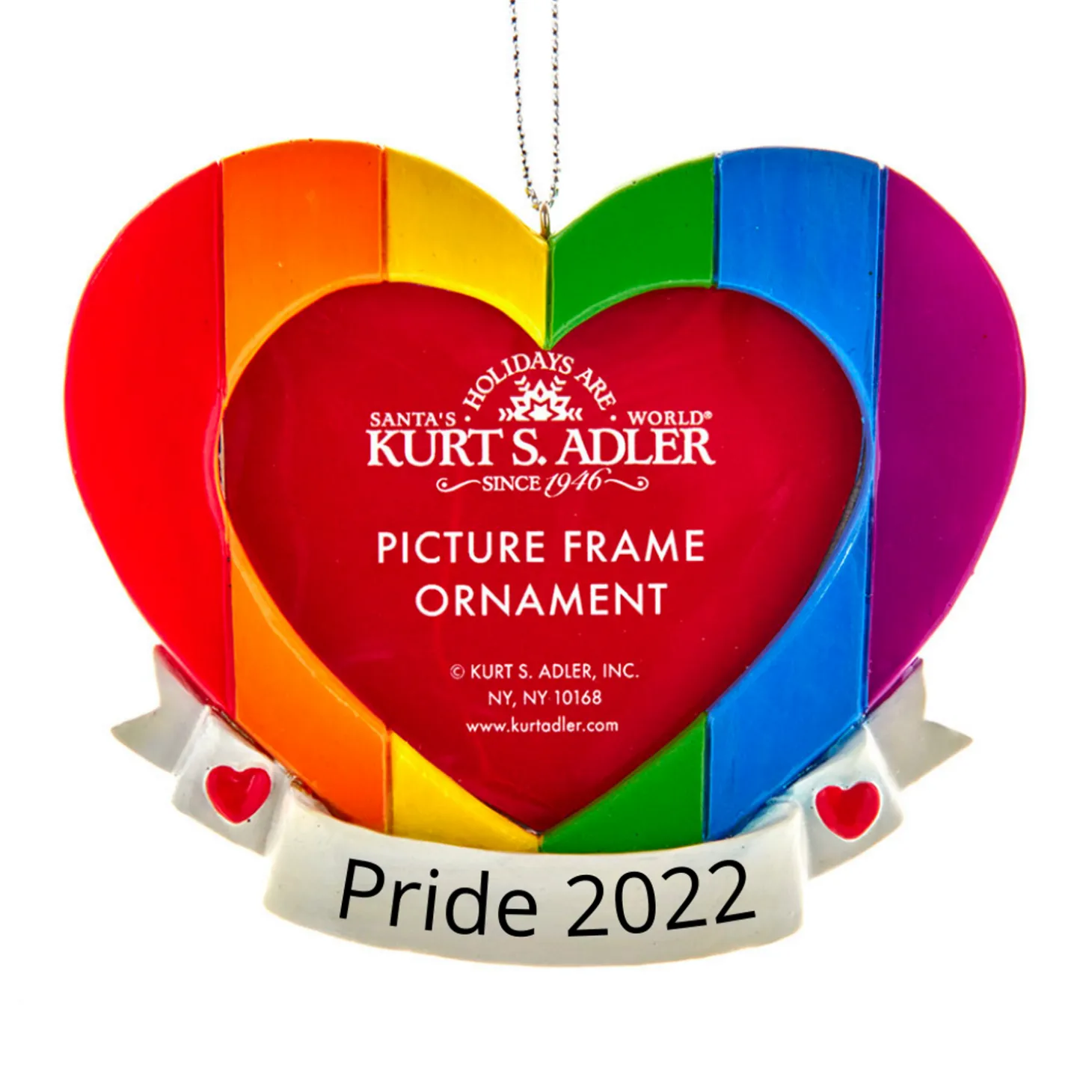 Pride Picture Frame Personalized Christmas Ornament D4210