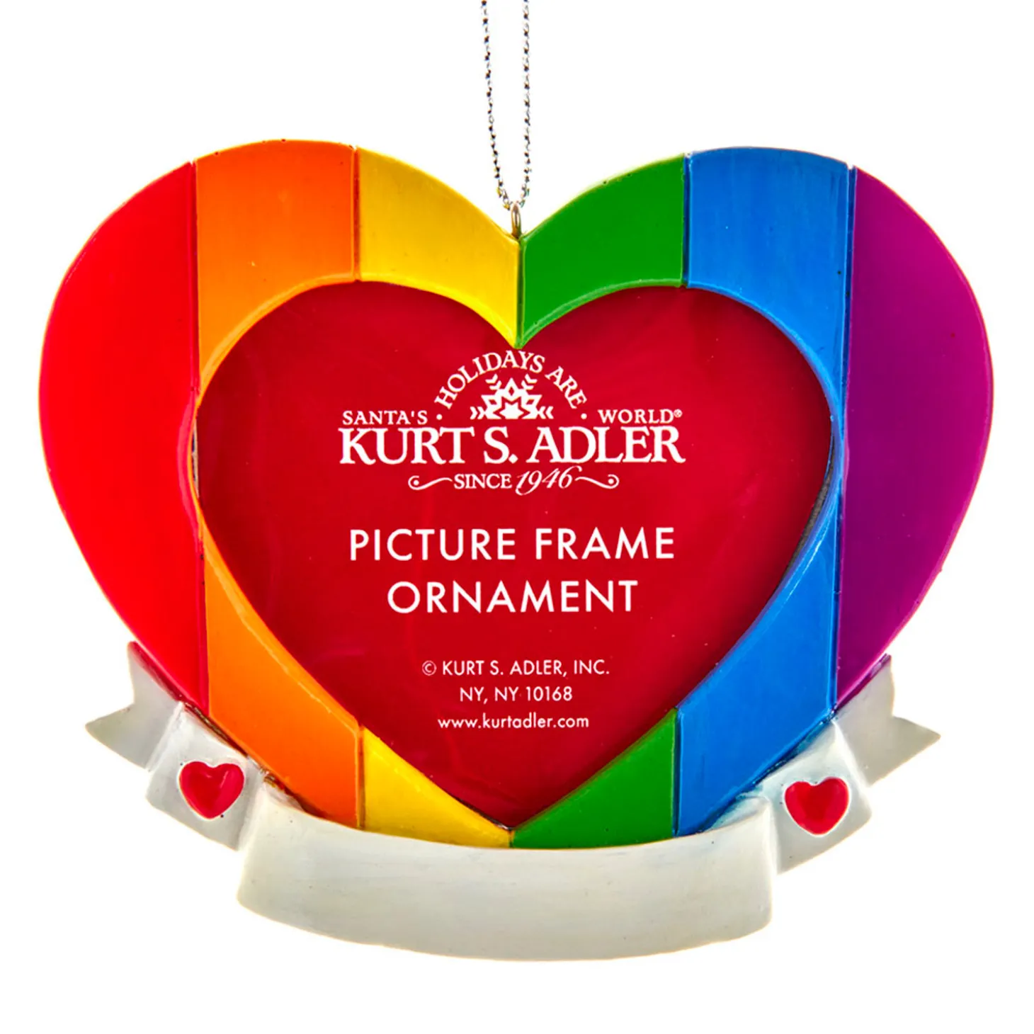 Pride Picture Frame Personalized Christmas Ornament D4210