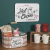 Primitives By Kathy 13.5" Hot Cocoa Station Metal Christmas Sign 119011