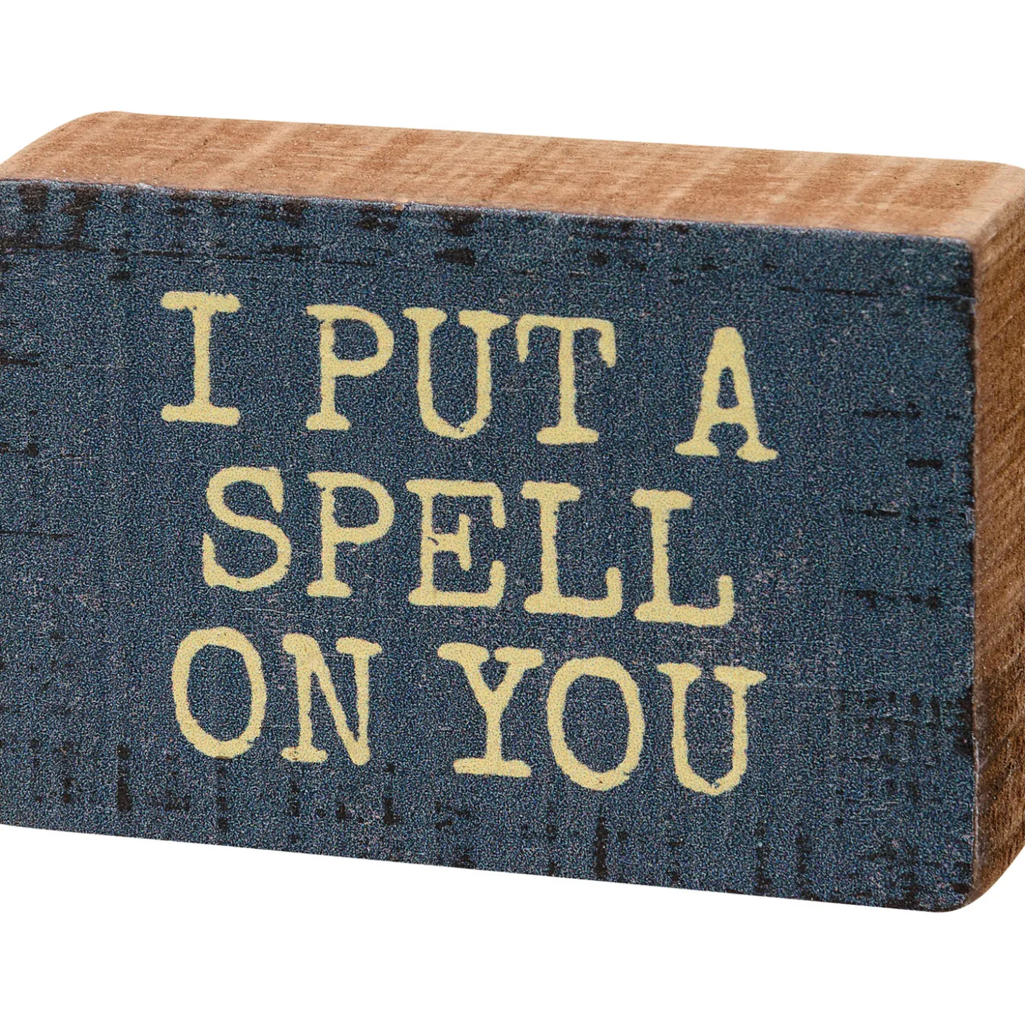 Primitives By Kathy 3" I Put A Spell On You Halloween Sign 113697