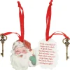 Primitives By Kathy Santa Claus Key Christmas Ornament 115321
