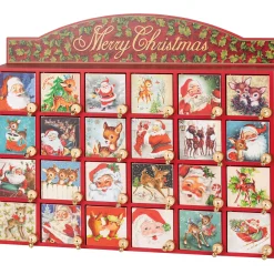 Primitives By Kathy Vintage Santa Claus Advent Calendar Christmas Countdown 115344