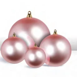 Raz 3", 4", 6", Or 10" Large Pink Matte Ball Christmas Ornaments