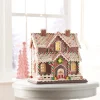 Raz 12.25" LED Lighted Two Story Gingerbread House Christmas Figure 4016095