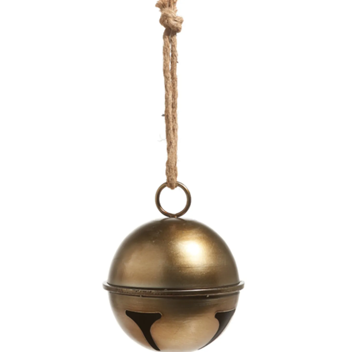 Raz 7.75", 10.5", Or 13.75" Antiqued Gold Jingle Bell Metal Christmas Ornament