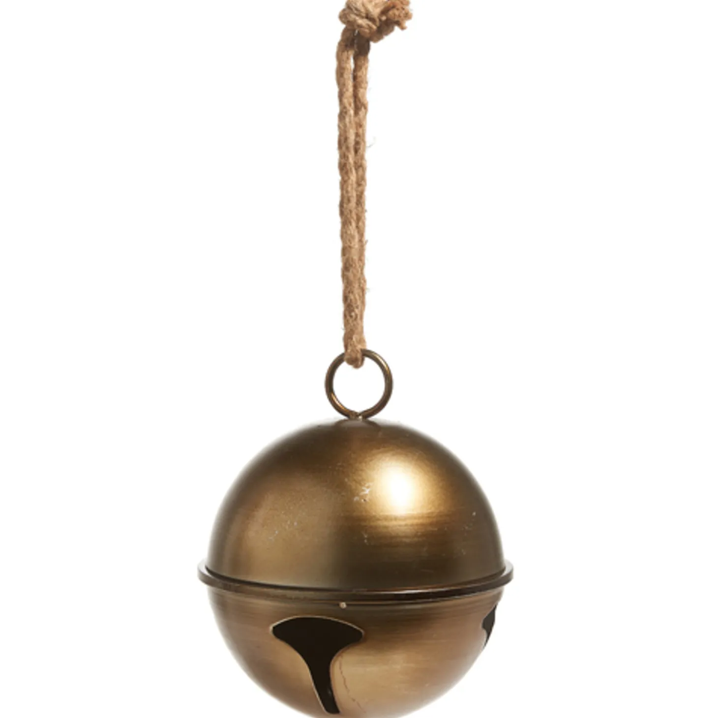 Raz 7.75", 10.5", Or 13.75" Antiqued Gold Jingle Bell Metal Christmas Ornament