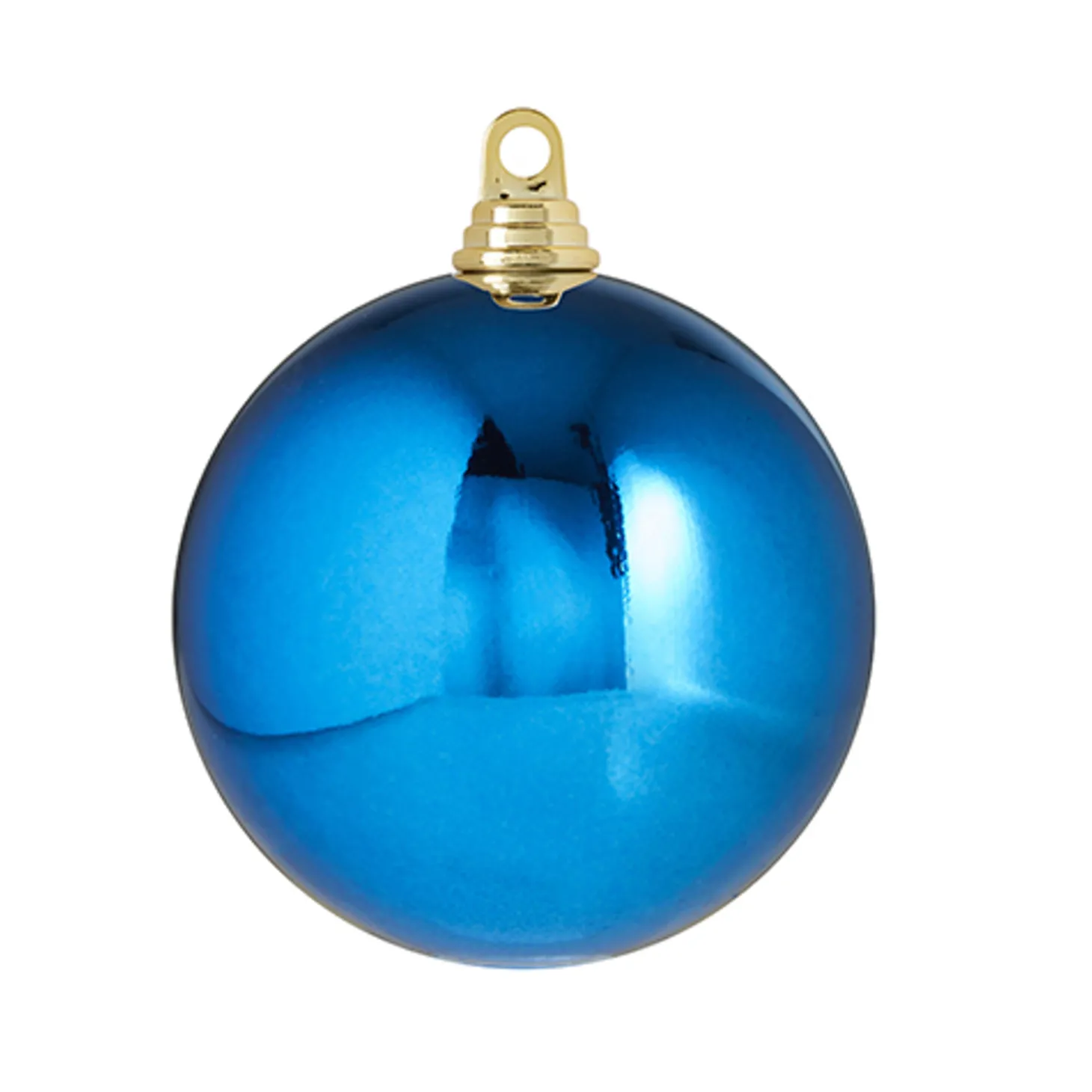 Raz 3", 4", Or 6" Large Blue Shiny Ball Christmas Ornaments