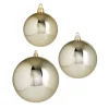 Raz 3", 4", Or 6" Large Champagne Shiny Ball Christmas Ornaments