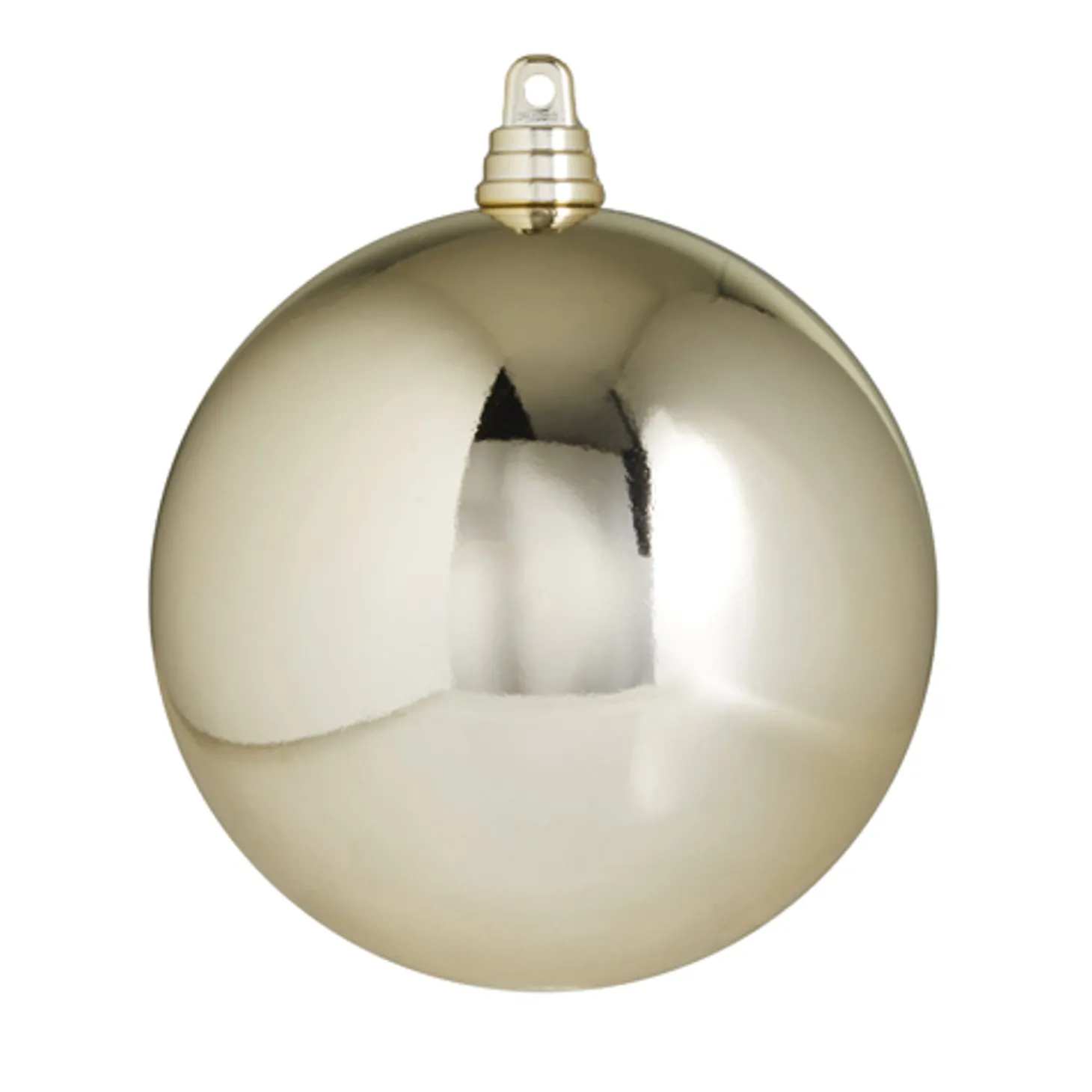 Raz 3", 4", Or 6" Large Champagne Shiny Ball Christmas Ornaments