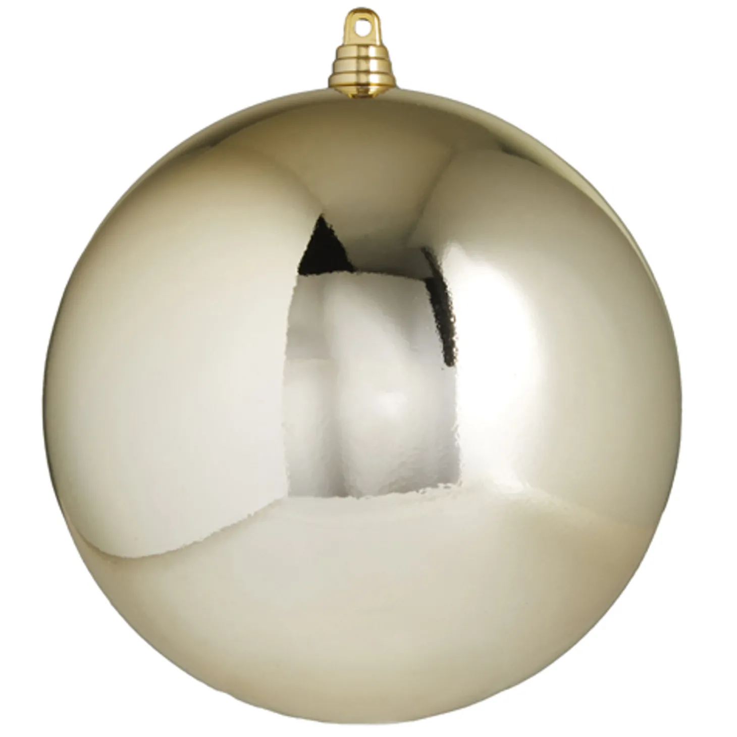 Raz 3", 4", Or 6" Large Champagne Shiny Ball Christmas Ornaments