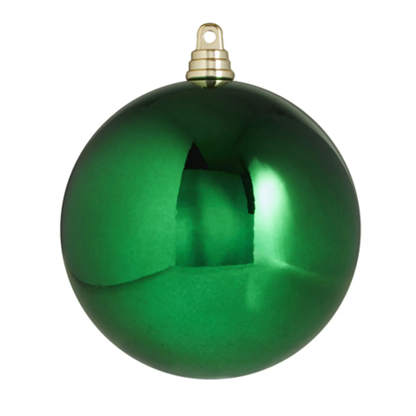 Raz 3", 4", Or 6" Large Green Shiny Ball Christmas Ornaments