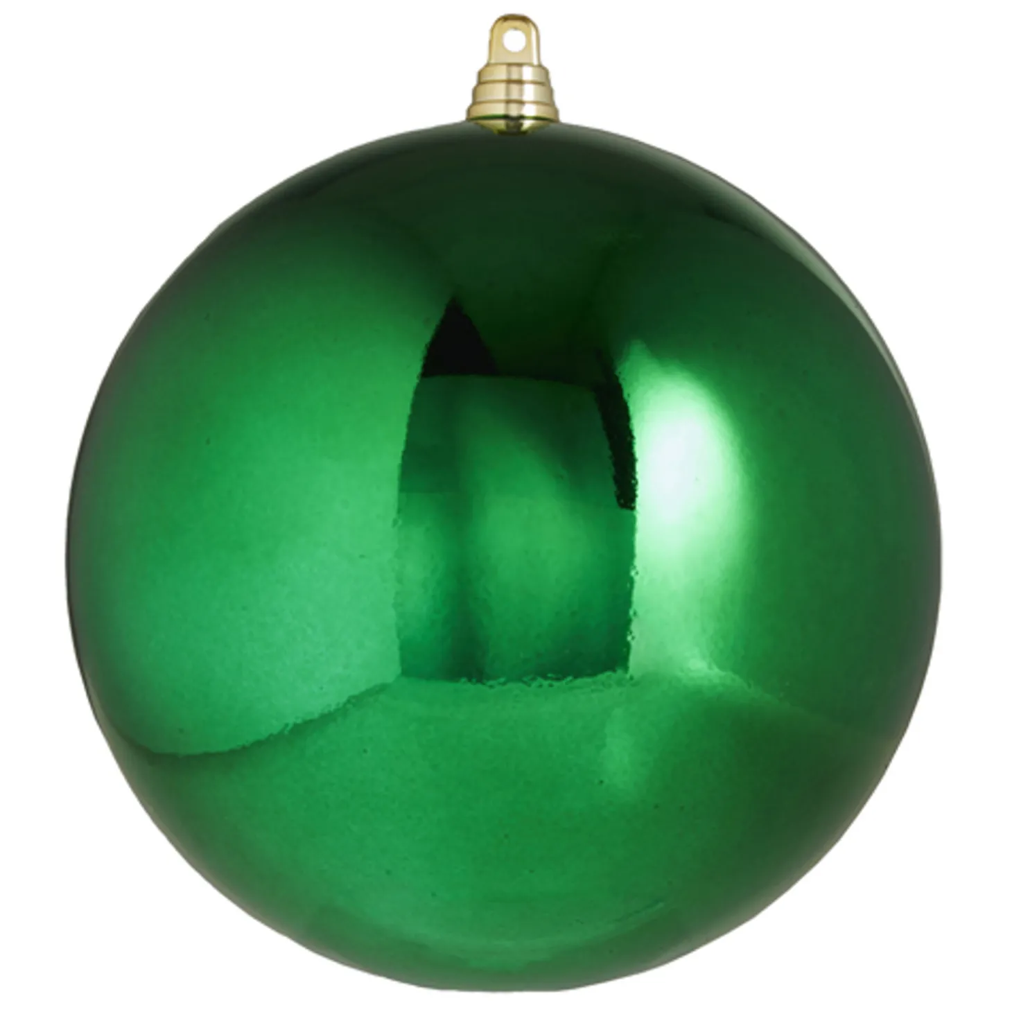 Raz 3", 4", Or 6" Large Green Shiny Ball Christmas Ornaments