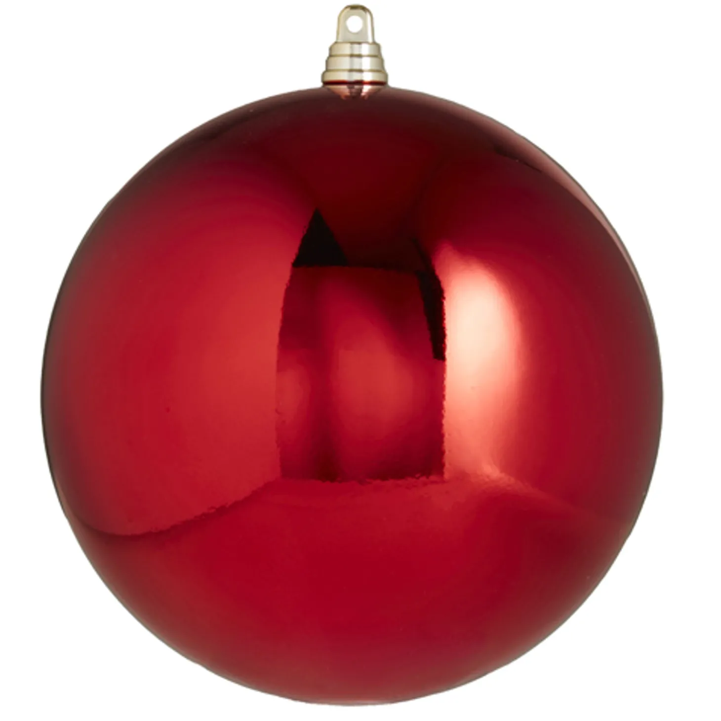 Raz 3", 4", Or 6" Large Red Shiny Ball Christmas Ornaments