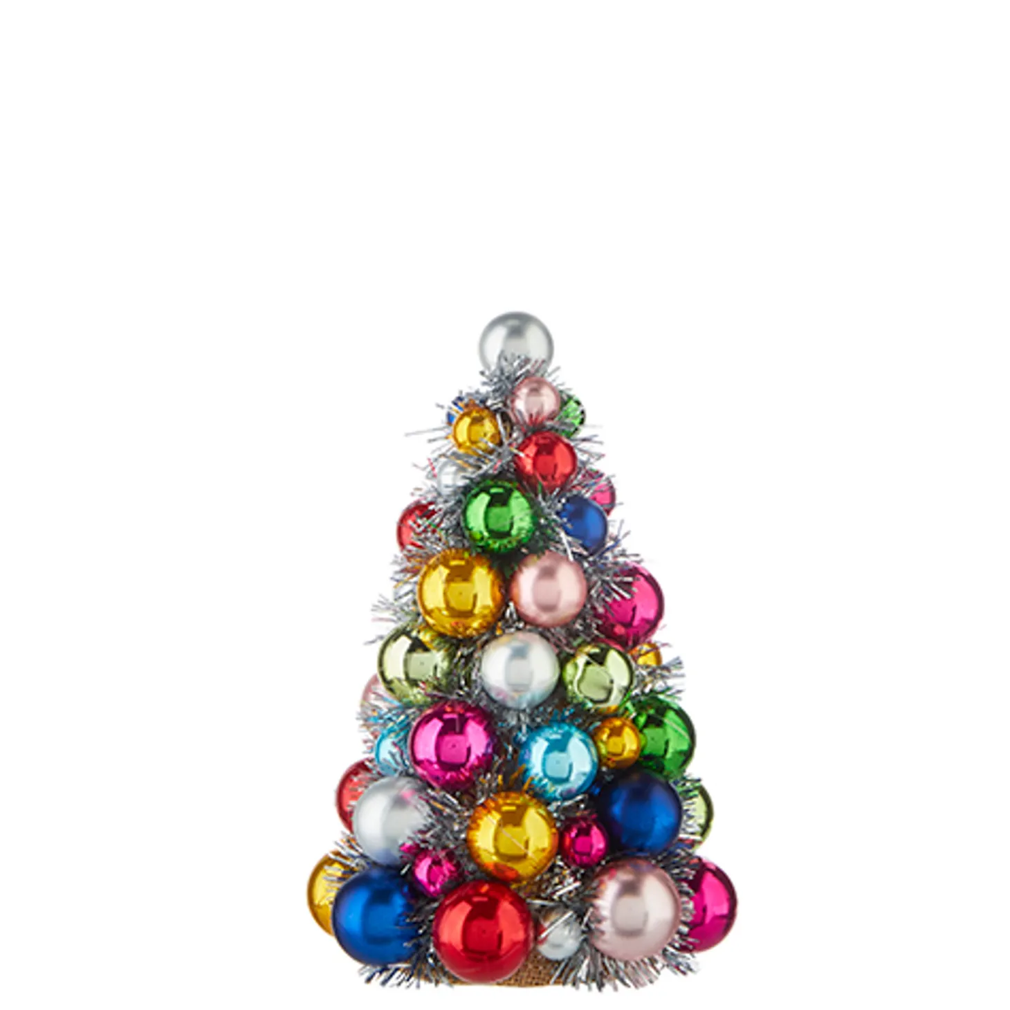 Raz 10", 13", Or 15.5" Multicolor Ball Ornament Christmas Tree