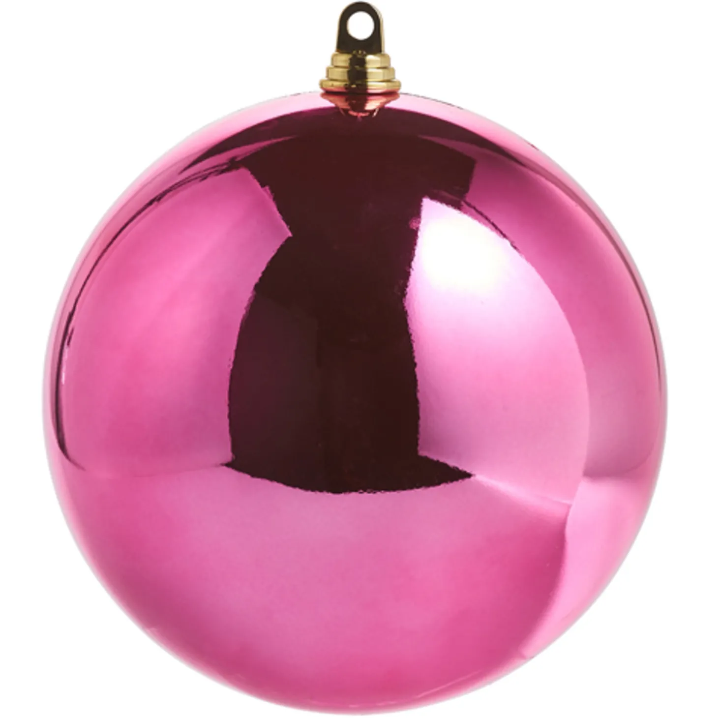 Raz 4", 6", Or 10" Shiny Fuchsia Ball Christmas Ornament