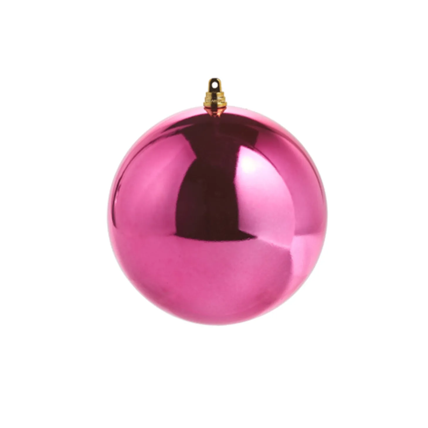 Raz 4", 6", Or 10" Shiny Fuchsia Ball Christmas Ornament