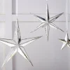 Raz 5.75", 12", Or 15" Silver Mirrored Star Christmas Ornament