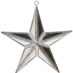Raz 5.75", 12", Or 15" Silver Mirrored Star Christmas Ornament