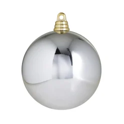 Raz 3", 4", Or 6" Silver Shiny Ball Christmas Ornaments