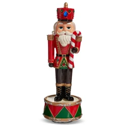Raz 11.75" Animated Musical Nutcracker Christmas Decoration 4471356