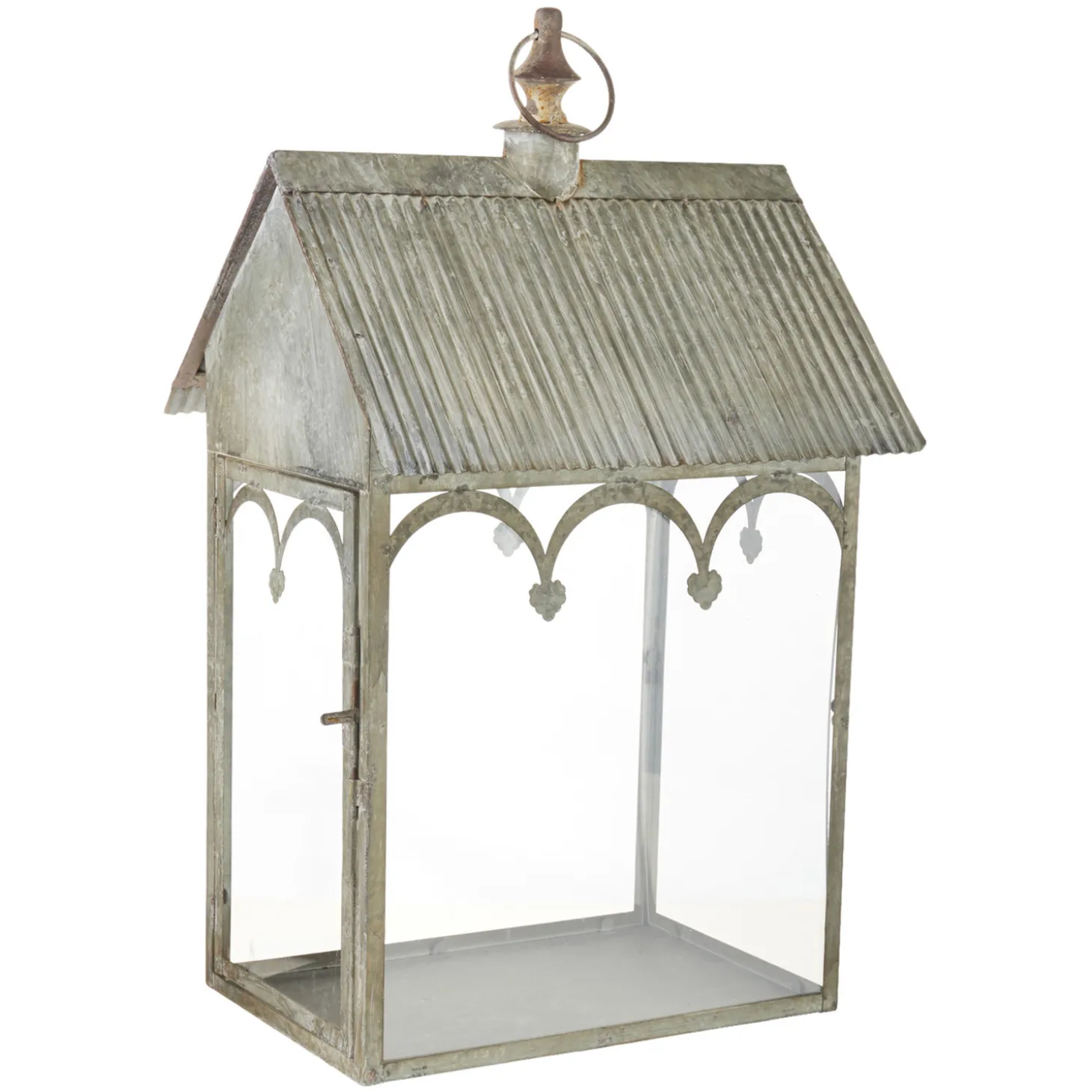 Raz 24" Antiqued Lantern With Steeple Christmas Decoration 4117028