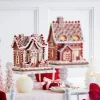 Raz 9" Battery Operated Lighted Gingerbread House Christmas Decoration 4316087