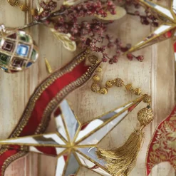 Raz 3.75' Beaded Tassel Christmas Tree Garland G4127308