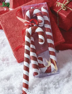 Raz 16.5" Box Of 4 Large Candy Cane Christmas Ornament 4216238