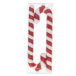 Raz 16.5" Box Of 4 Large Candy Cane Christmas Ornament 4216238