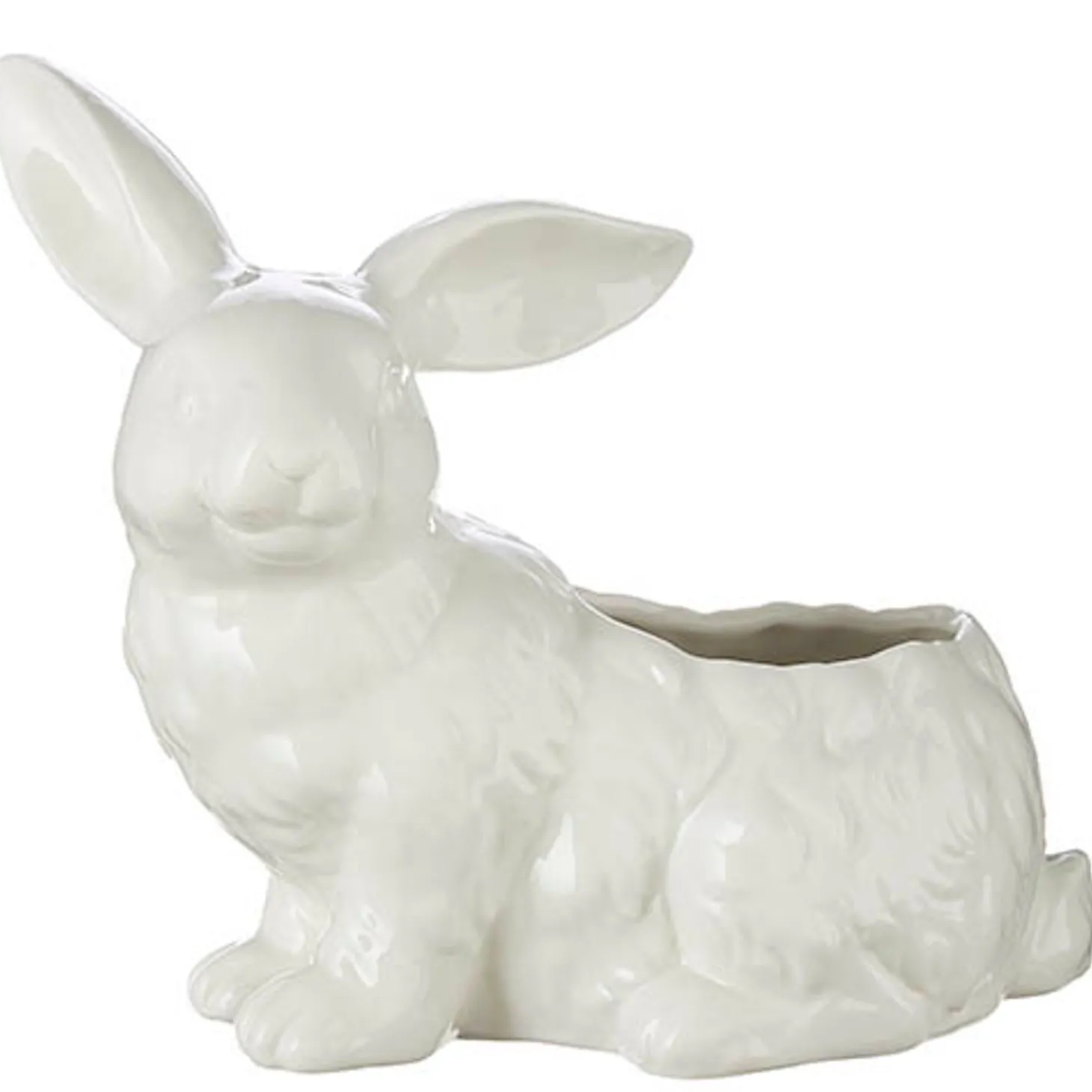Raz 8.5" Bunny Container Easter Decoration 4216087