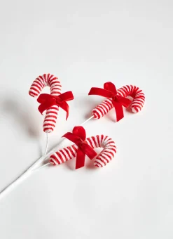 Raz 22" Candy Cane Christmas Tree Pick F4306674
