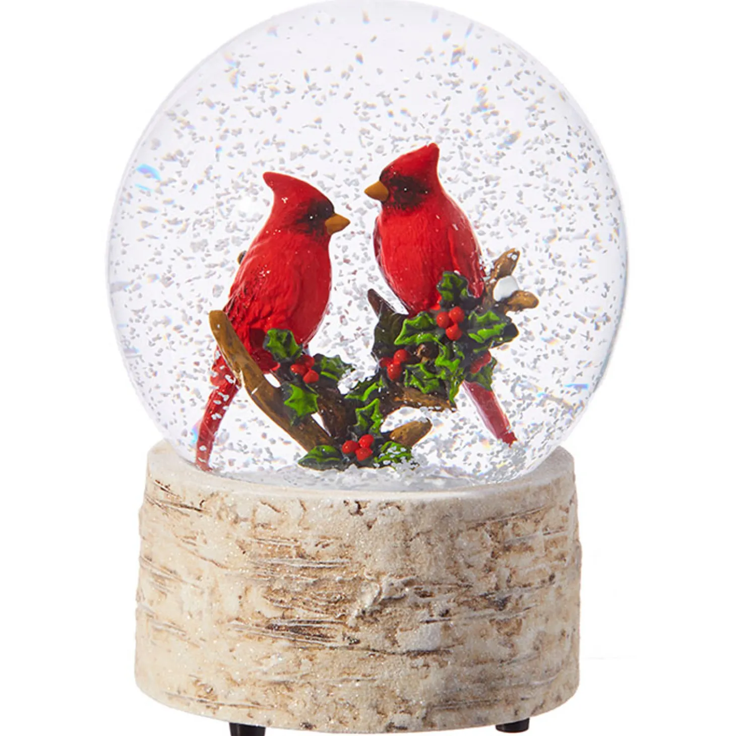 Raz 6.5" Cardinal Musical Christmas Snow Globe 3940512