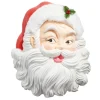 Raz 18.5" Classic Santa Head Wall Hanging Christmas Decoration 4457658