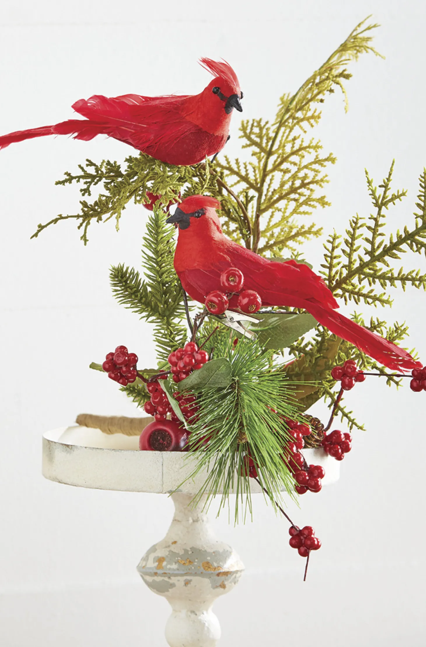 Raz 6.5" Clip-On Cardinal Christmas Ornament 3102594