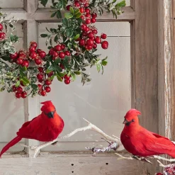 Raz 6.5" Clip-On Cardinal Christmas Ornament 3102594