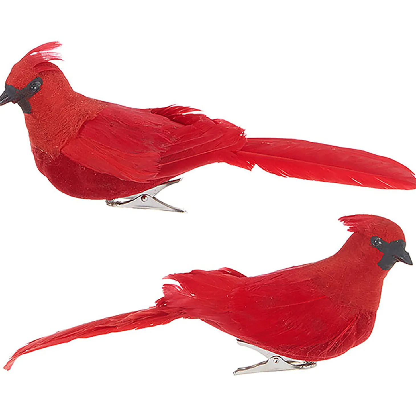 Raz 6.5" Clip-On Cardinal Christmas Ornament 3102594