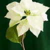 Raz 24.5" Cream Poinsettia Stem Christmas Tree Accessory F4341710
