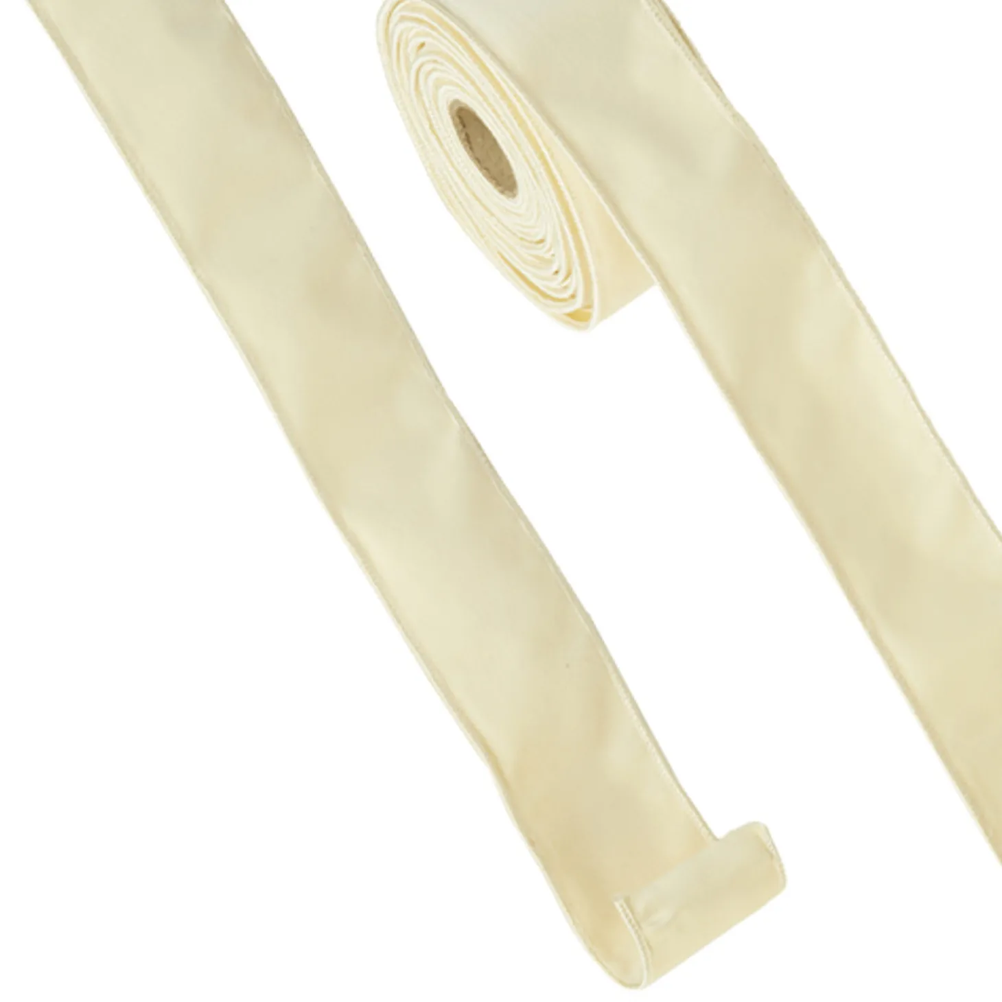 Raz 2.5" Cream Velvet Wired Christmas Ribbon R4371820