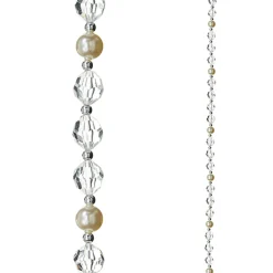 Raz 6' Crystal And Pearl Christmas Tree Garland G4216330