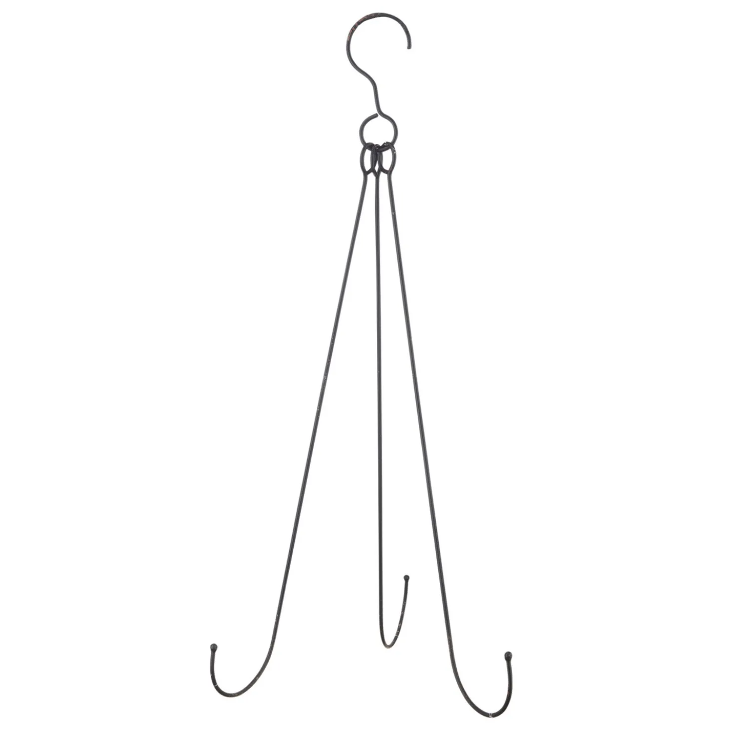 Raz 29.5" Distressed Black Wreath Hanger X4128871