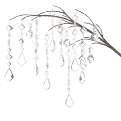 Raz 34" Dripping Jewel Christmas Tree Stem Pick F4017567