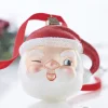 Raz 4" Eric Cortina Winking Santa Glass Christmas Ornament 4053132