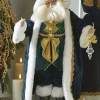 Raz 24.25" Evergreen And Gold Santa Figure Christmas Decoration 4202398