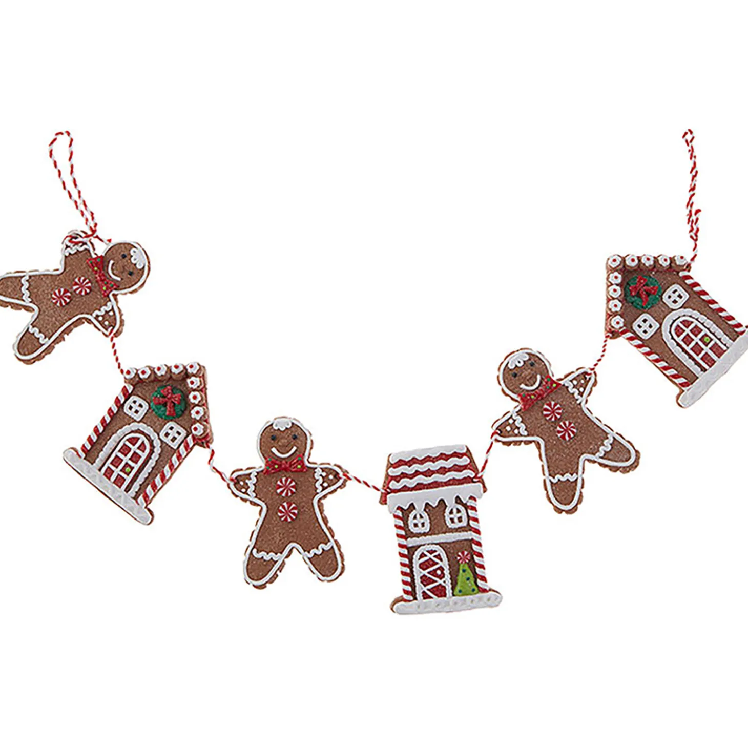 Raz 30" Gingerbread Cookie Christmas Garland G3816442