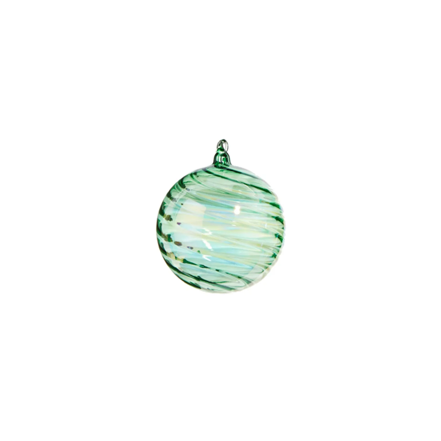 Raz 5" Green Blown Glass Christmas Ornament 4324513