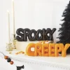 Raz 11.75" High Shine Creepy Or Spooky Halloween Word Art Decoration 4209882
