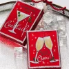 Raz 5" Holiday Cheers And Cocktail Glass Christmas Ornament 4324526