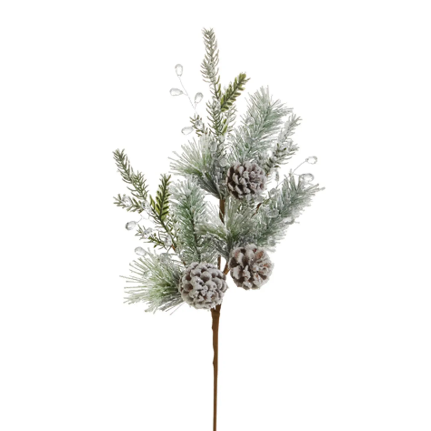 Raz 24.5" Iced Pine And Pinecone Christmas Tree Spray F4406679