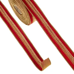 Raz 1.5" Jeweled Red Velvet Wired Christmas Ribbon R4327705